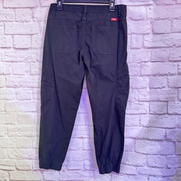 WRANGLER Black Gamer Cargo Pants Sz 14 Husky NWT - Picture 2 of 7